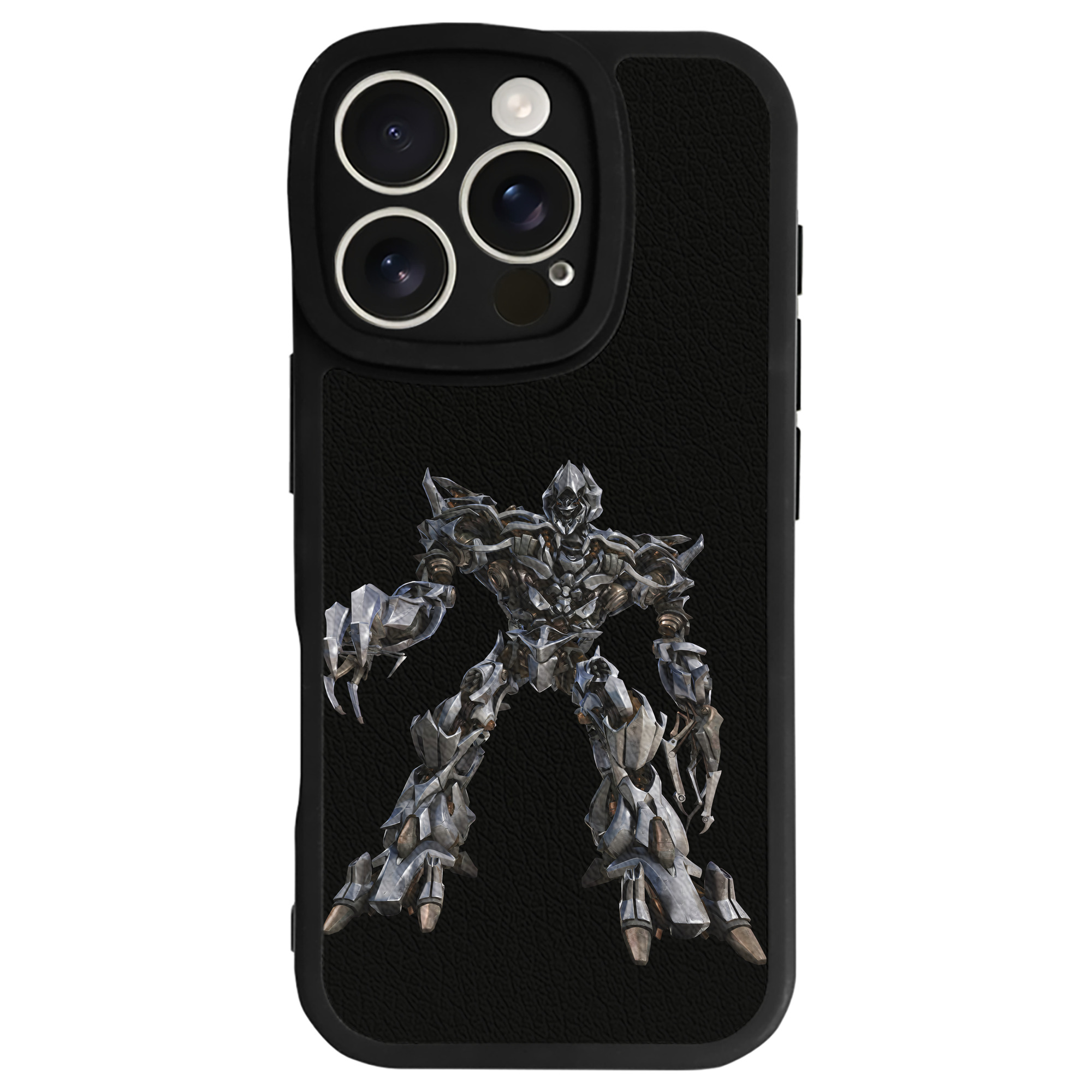 （画像用） Transformers トランスフォーマー 【iPhone 16シリーズ対応】シリコンスマホケース（レザー調） 材質：シリコン